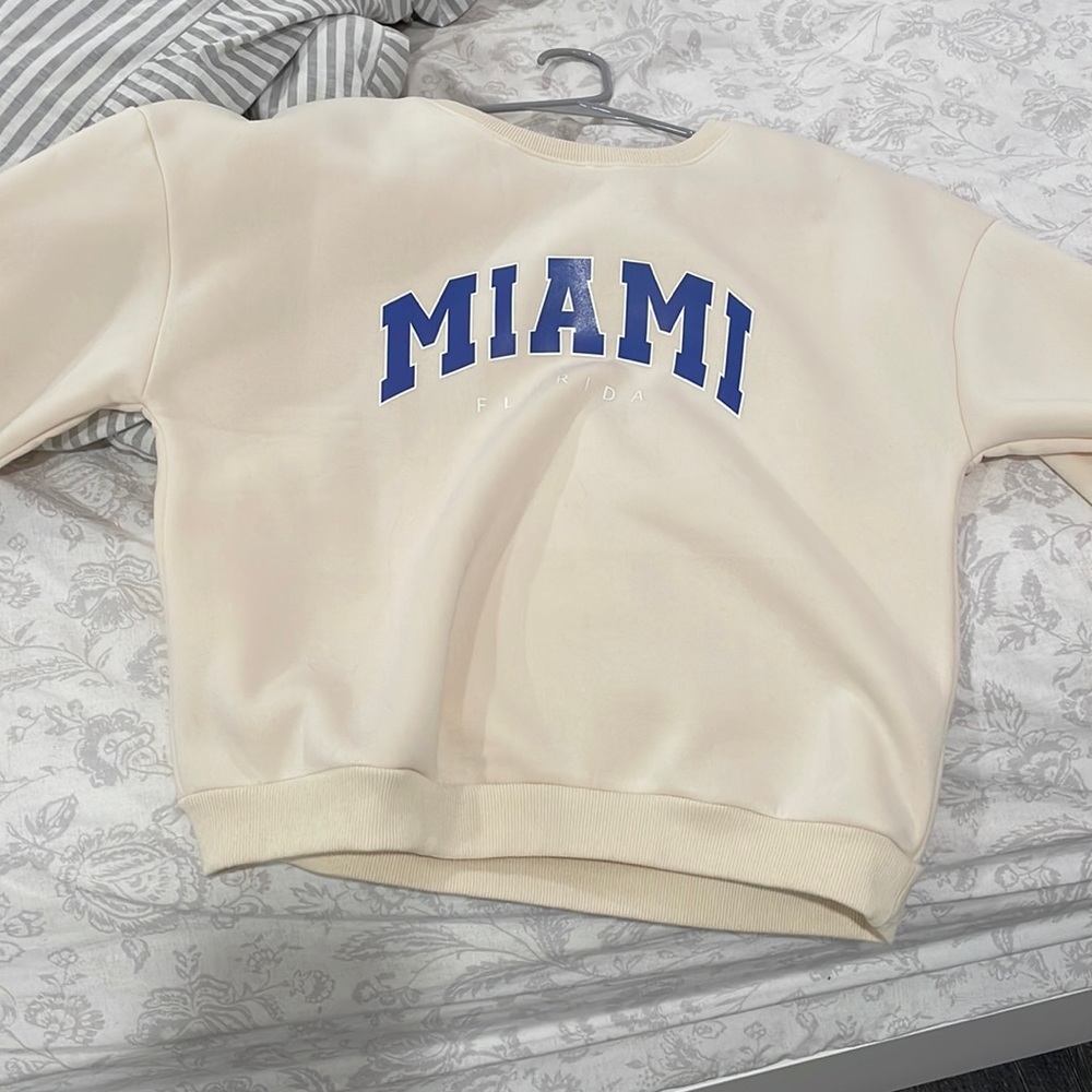 miami graphic crewneck